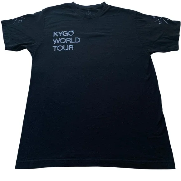 Kygo 2024-2025 World Tour Official T Shirt Merch Dates Mens Large - Picture 1 of 8